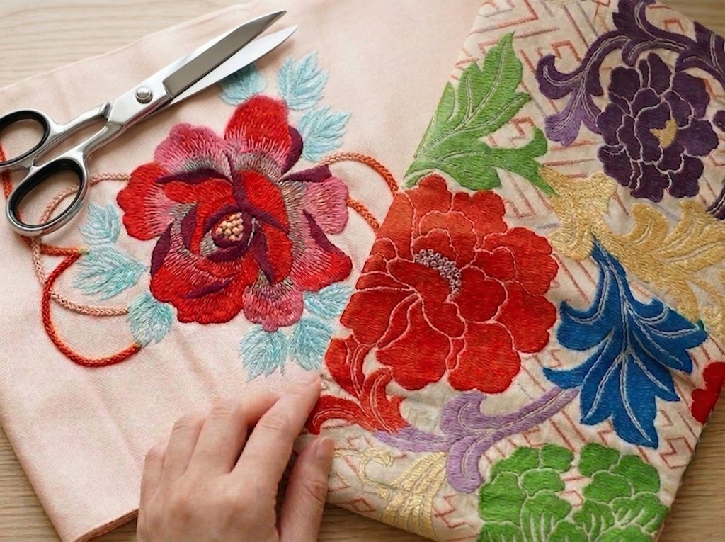 親の着物を孫が着るドレスへ